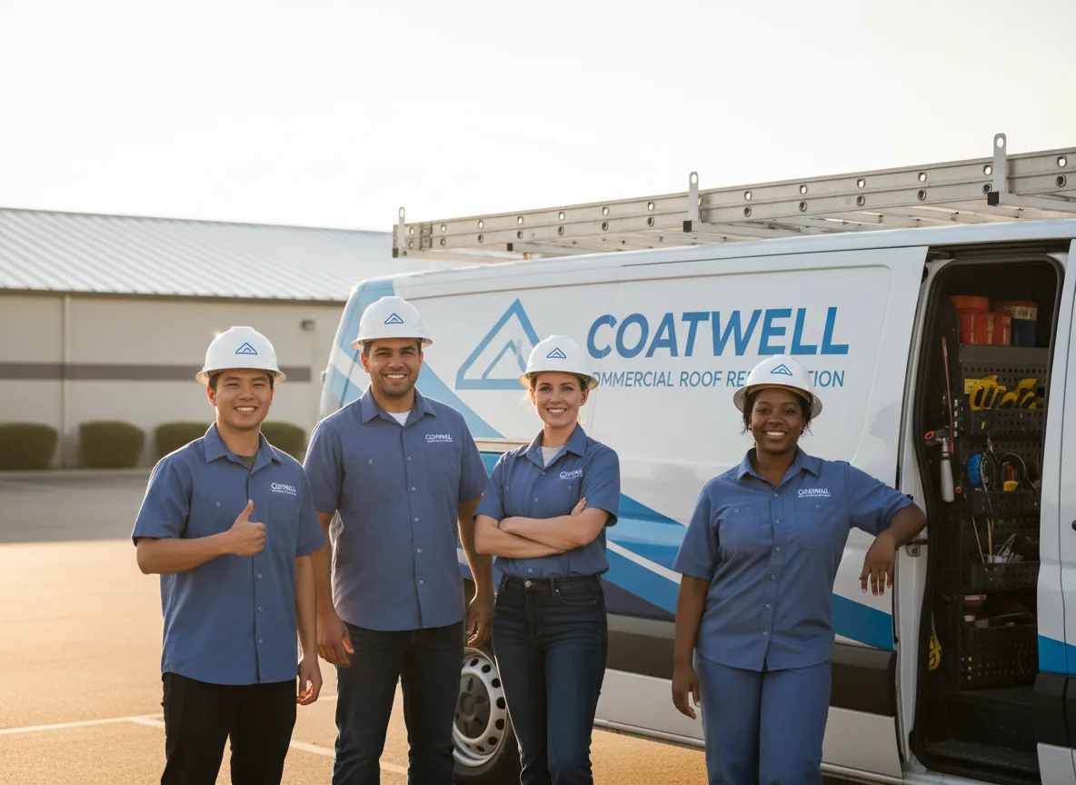 Commercial roof coating company in Thayer, IA